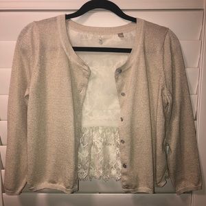 Free People Laced Cardigan